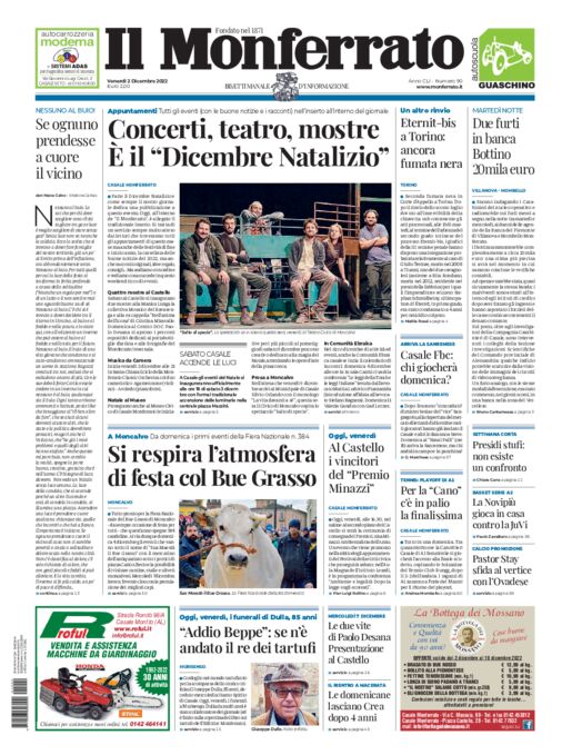 Il Monferrato - Edizione 90 del 02/12/2022